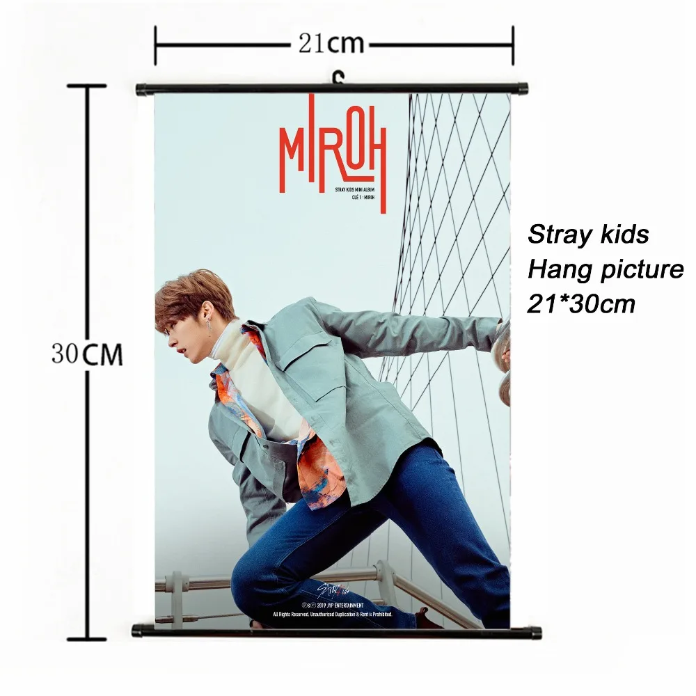 Модный Kpop Stray Kids have picture 21*30 см плакат stray kids MIROH альбом Фотокарта для фанатов Коллекция корейский Канцелярский набор