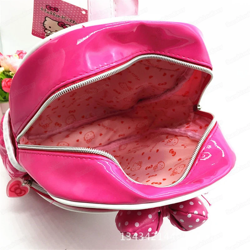 Детский мини-рюкзак HELLO KITTY, женская сумка на одно плечо из искусственной кожи, Многофункциональный маленький рюкзак для девочек, Женский студенческий рюкзак