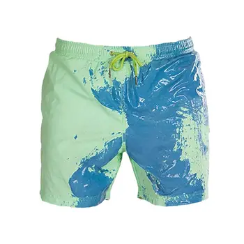 

Color-changing Beach Shorts Childs Quick Dry Swimwear Beach Pants Warm Color Dis new