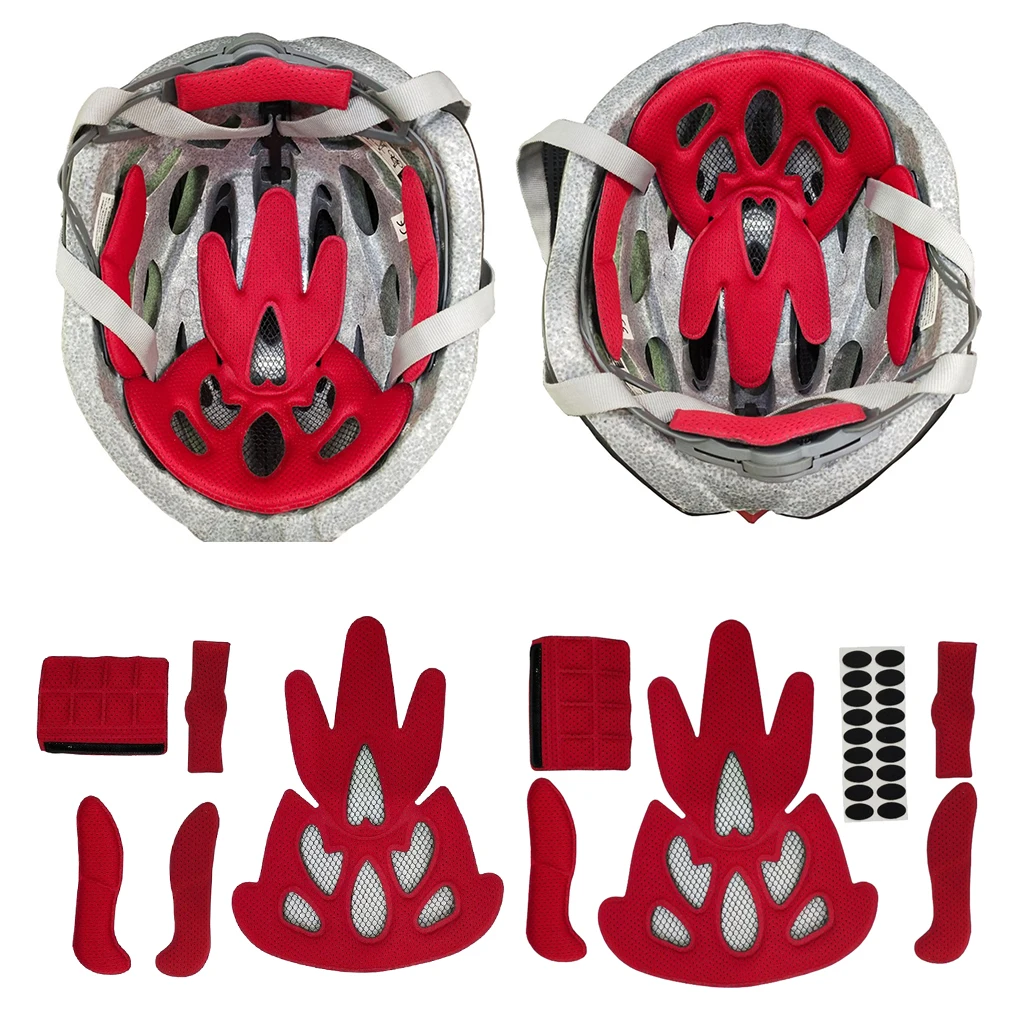 Bicycle Helmet Padding Foam Kit Bike Helmet Pads Replacement Cushion ...