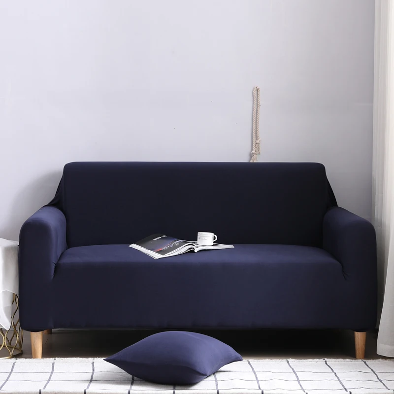 

Solid Color All-inclusive Stretch Slipcovers Protector Sofa Covers Couch Cover Arm Chair Cover for Living Room 1/2/3/4-seater