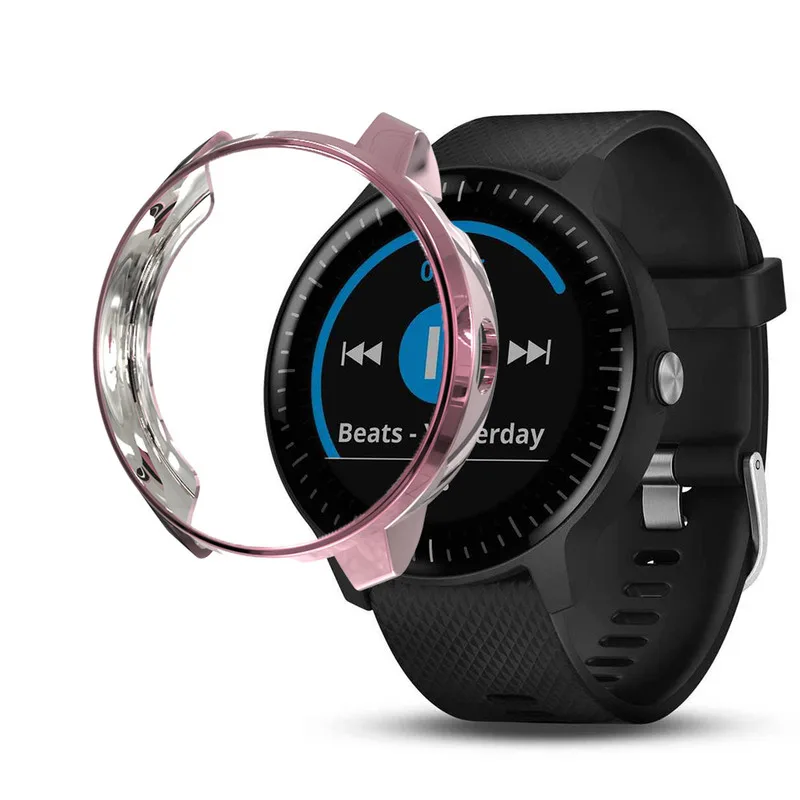 ТПУ Универсальный защитный чехол для Garmin Vivoactive 3 музыка Смарт-часы защита экрана мягкий ультра-тонкий чехол Аксессуары