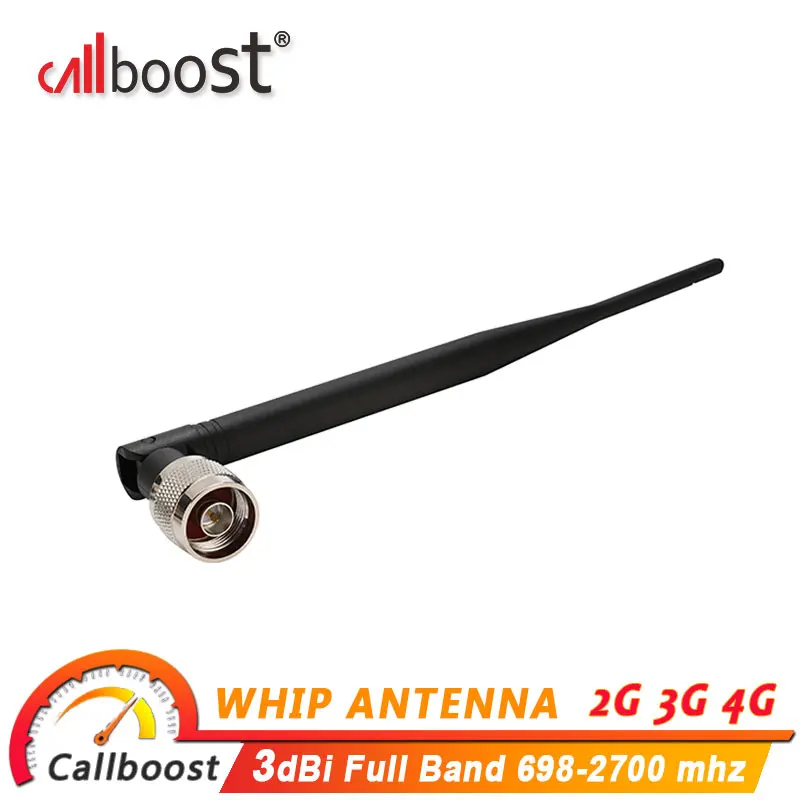 Callboost Antenna Indoor 3dbi Whip Communication Network GSM 2G 3G 4G Cellular Amplifier Internet 698-2700 | Мобильные телефоны и
