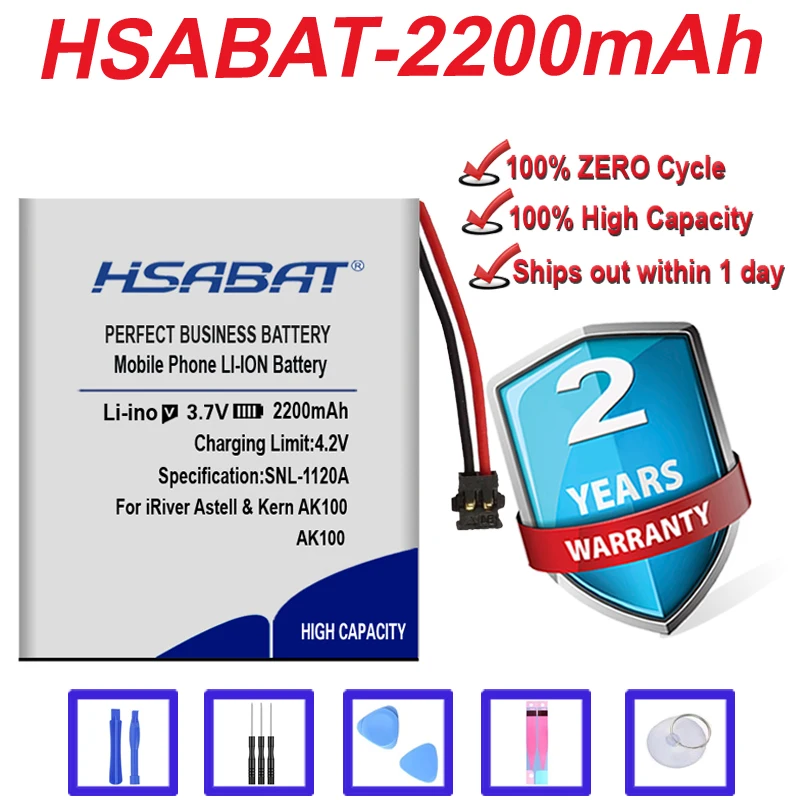 Top Brand 100% New 2200mAh Battery for IRIVER Astell &amp Kern AK100 Player in stock | Электроника