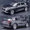 1/24 AUDI Q8 SUV Alloy Car Model Diecasts Metal Simulation Toy Vehicles Car Model Sound and Light Collection Childrens Toy Gift 6