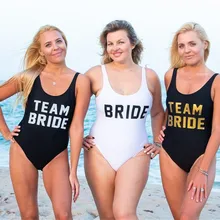 team bride swimming costume