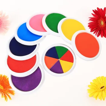 

9PCS Ink Pads Interesting Large DIY Colorful Stamp Pads for Children Students Kids