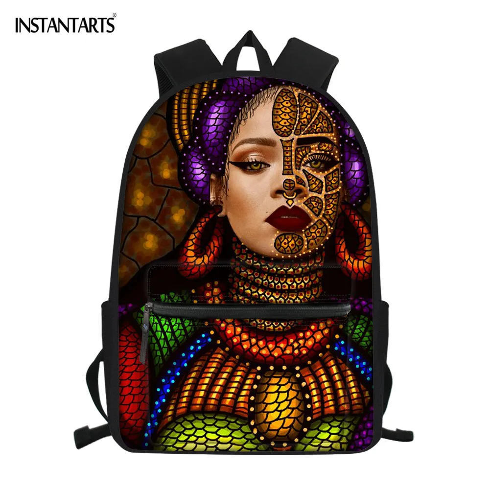 Instantarts Colorful African Queen Art School Bags For Girls Exotic Ethnic Style Kids Schoolbags Large Capacity Satchel Mochilas School Bags Aliexpress
