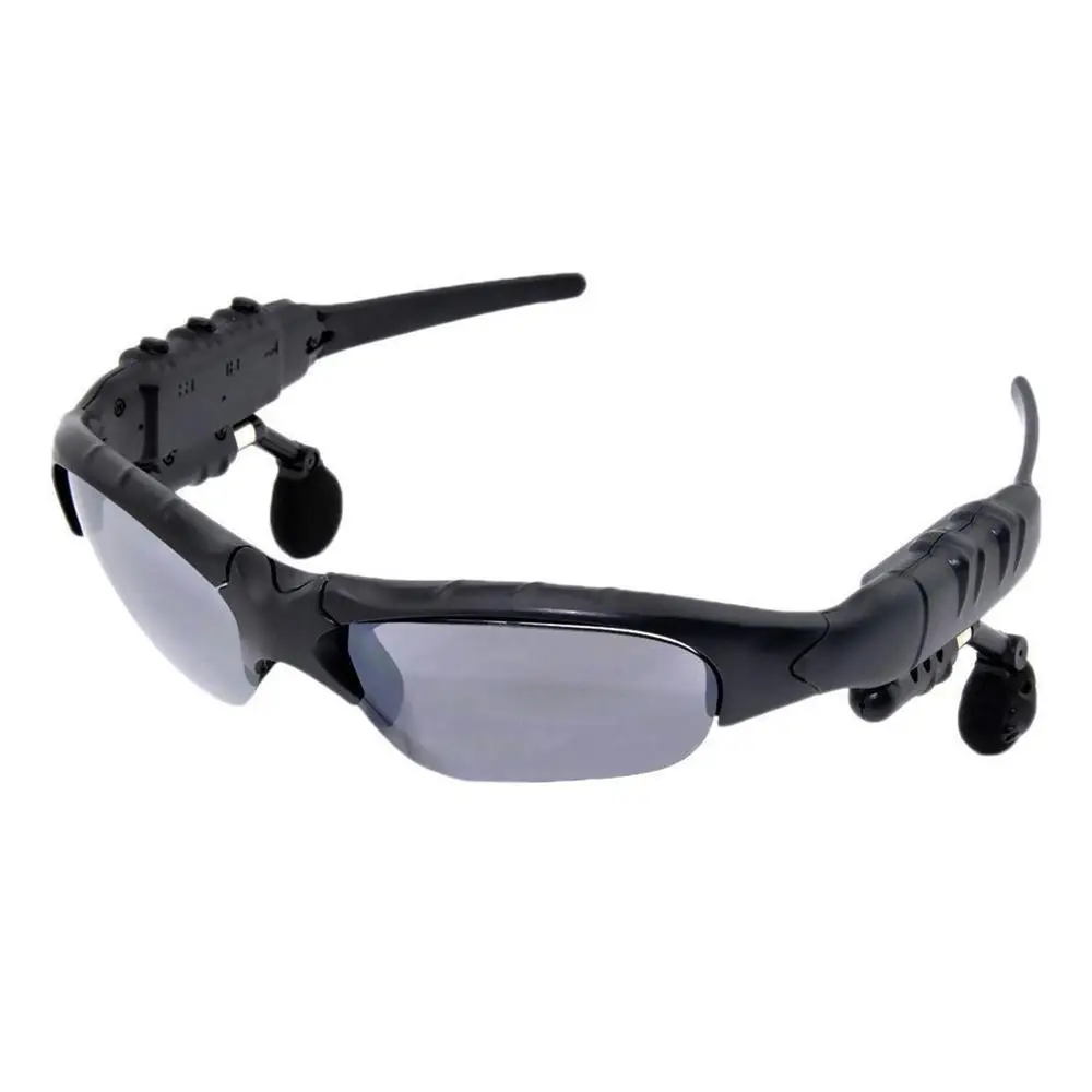 GutsyMan Спорт стерео Bluetooth 4,1 гарнитура Telefon Fahren Sonnenbrille/mp3 Reiten Augen Glaser Mit bunte Sonne objektiv - Цвет: Серый