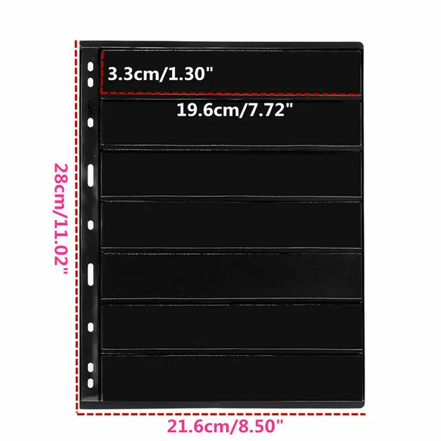 10Db Binder Photocards Bélyegző Oldalgyűjtő Bélyegbélyegző Pvc Laza-Leveles Inners, A Borító Pccb Fotóalbum Bevonása - Image 6