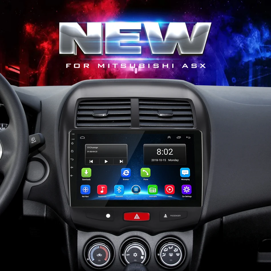 2G+ 32G Android автомобильный радио мультимедиа Navi плеер 2 din dvd для Mitsubishi ASX 2010- CITROEN C4 peugeot 4008 gps навигация