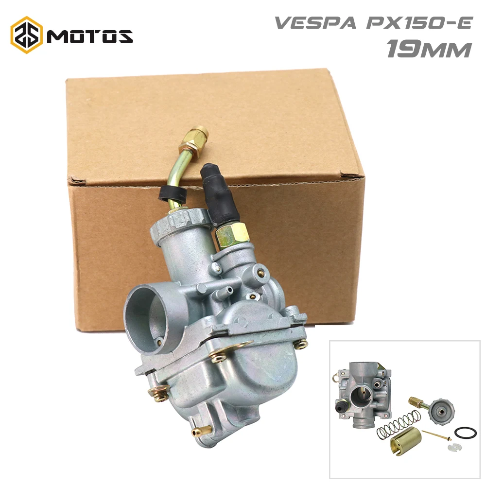 Zsdtrp мотоцикла карбюратор Mikuni VM16 VM19mm VESPA PX150-E 19 мм для Карбюратор и скутера