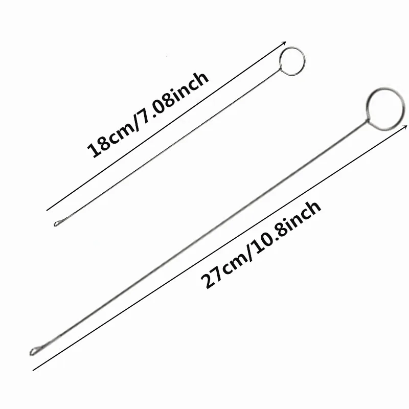  Mr. Pen- Loop Turner Hook with Latch, 2 Sizes (Long & Short),  Stainless Steel Loop Turner for Fabric Tube Straps Belts Strips, DIY  Knitting Accessories, Sewing Tools, Sewing Accessories and Tools.