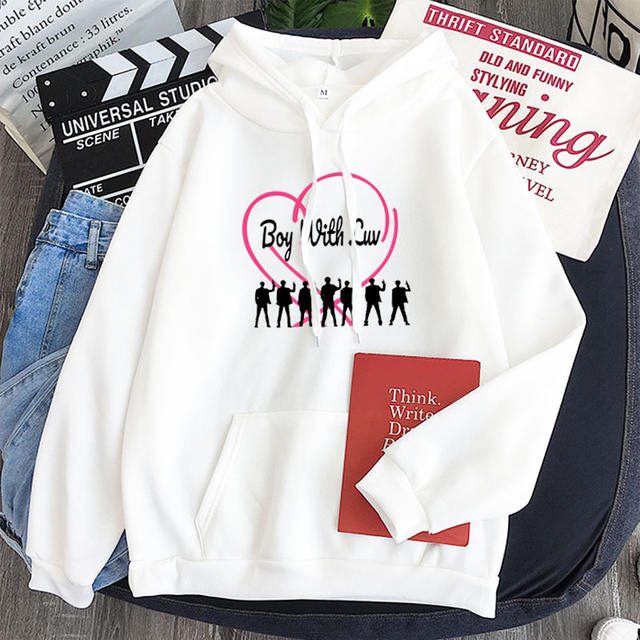 BTS BOY WITH LUV THEMED HOODIE (4 VARIAN)