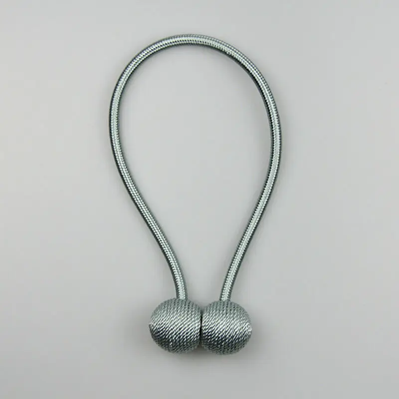 Navy Gray 1 шт., крепкий магнитный держатель для занавесок, зажимы для подвешивания, аксессуары для домашнего окна, занавески, декоративный модный домашний декор - Цвет: Navy Gray