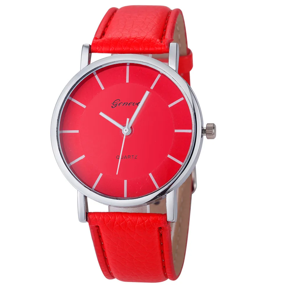 

Geneva Women Fashion Retro Dial Leather Analog Quartz Wrist ladies women Wrist watches Dress watch gifts Wrist Party decoration