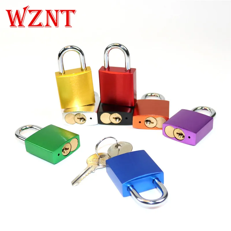 begroting Rechtdoor Tranen NT AL20 20Mm 5Mm Kleur Kleine Veiligheid Lockout Aluminium Hangslot|Sloten|  - AliExpress