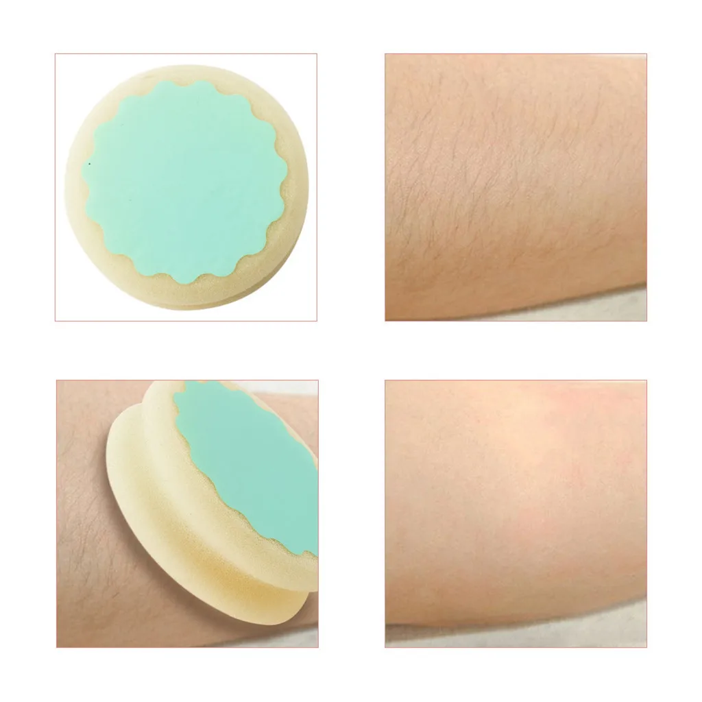 13pcs Depilaton Waxing Strips Arm Legs Bikini Hair Removal Sponge Pad Set