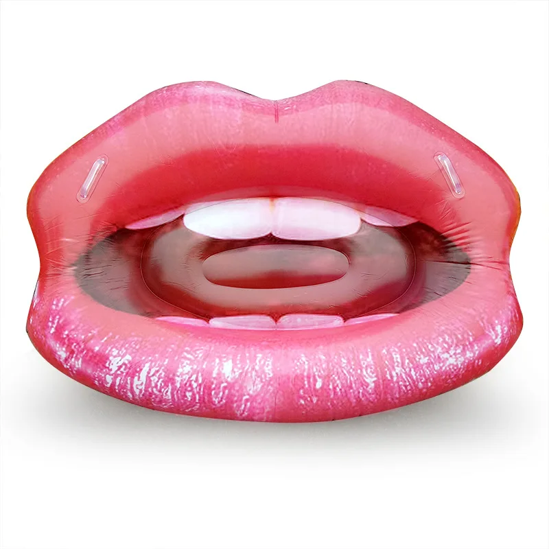 

Strength Factory Profession Production Wholesale Inflatable Mouth Floating Bed, Red Inflatable Lips Floating Row Environmentally