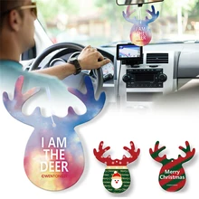 1 шт. ароматерапия таблетки аромат для авто Рождество эфирные масла рога Мода Рождество ароматерапия олень Санта Клаус