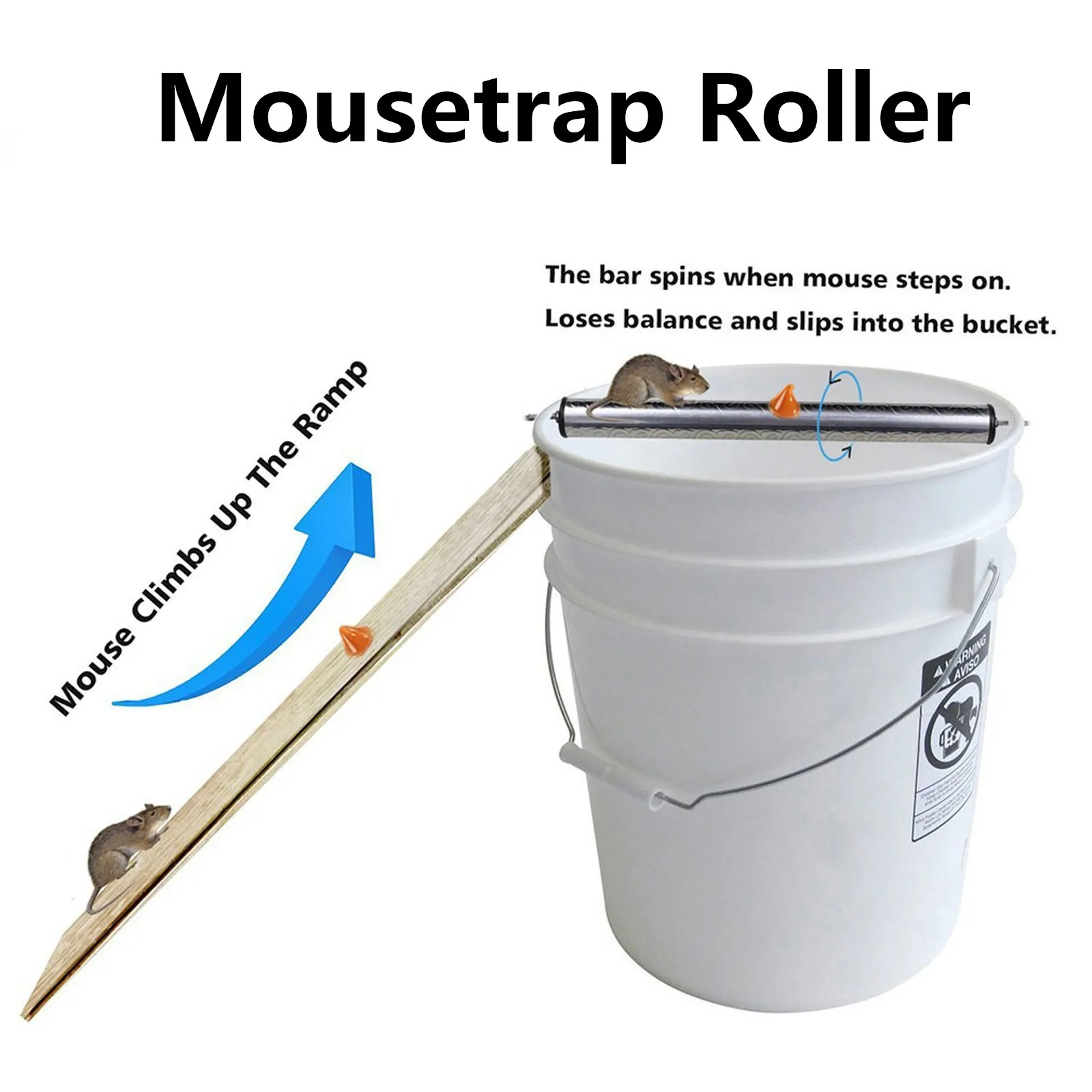 New Fashion Roller Mouse Traps The Mousetrap Mousehunt Mouse Rat Trap