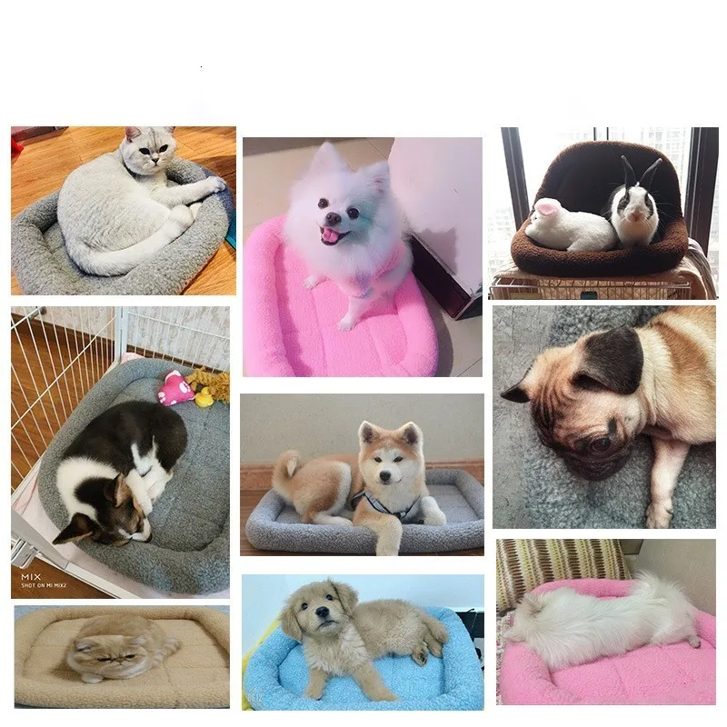 Мягкий теплый коврик для собак Benepaw, 5 цветов, прочный спальный коврик для собак для домашних животных, горячая Распродажа, кровать для щенков, розовый/бежевый/синий/серый/коричневый