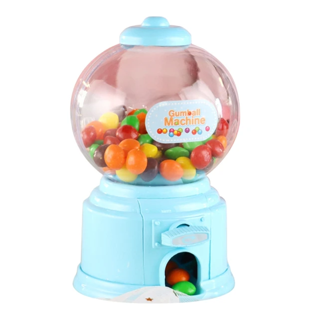 Birthday Party Favor Gum Ball Machine Toy Candy Dispenser Twirling Style Great Gift for Child Hands-on Brain Development 87HD 5