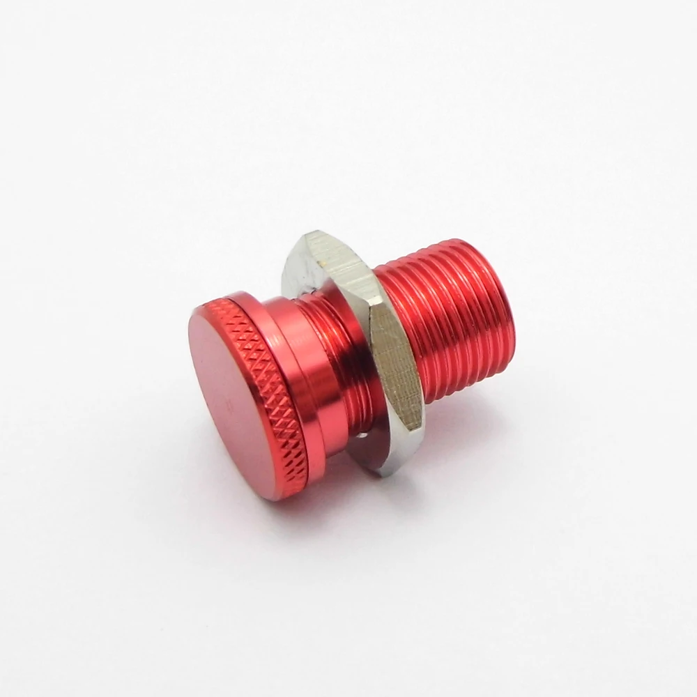 Color : Red XIANYUNDIAN Aluminum Fuel Filler Pipe Tube Stopper Dot Line Plug Oil Connector Tank Lid Parts for Nitro Gas RC Boat Car Airplane Repair Parts 