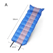 Открытый надувной кемпинг спальный коврик матрас влагостойкий надувной коврик с подушкой BB55