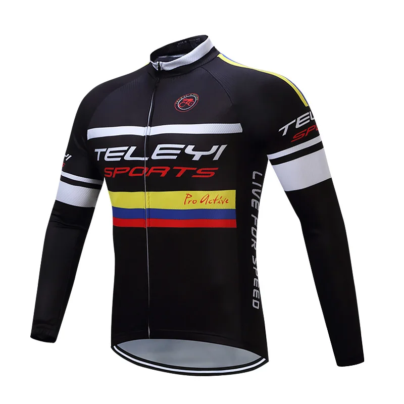 Мужская зимняя термо флисовая велосипедная Джерси Одежда для дорожного велосипеда Горный велоодежда MTB рубашка Топы Майо форма Одежда - Цвет: Jersey 03