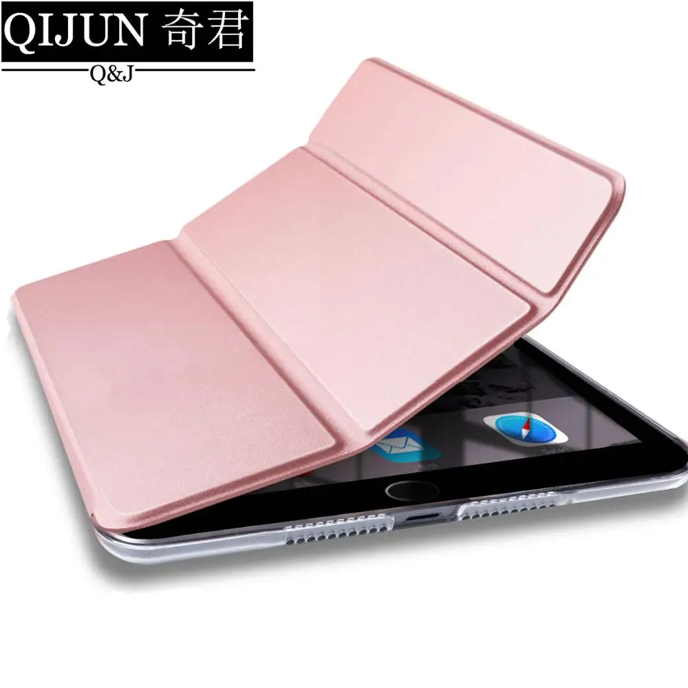 

Tablet case for Apple ipad mini 2/3/4/5 7.9" PU Leather Smart Sleep wake funda Trifold Stand Solid cover capa bag for mini4 2019