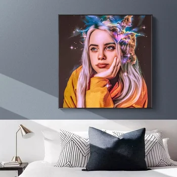 

Billie Eilish Poster Canvas Poster Wall Pictures for Living Room Dropshipping