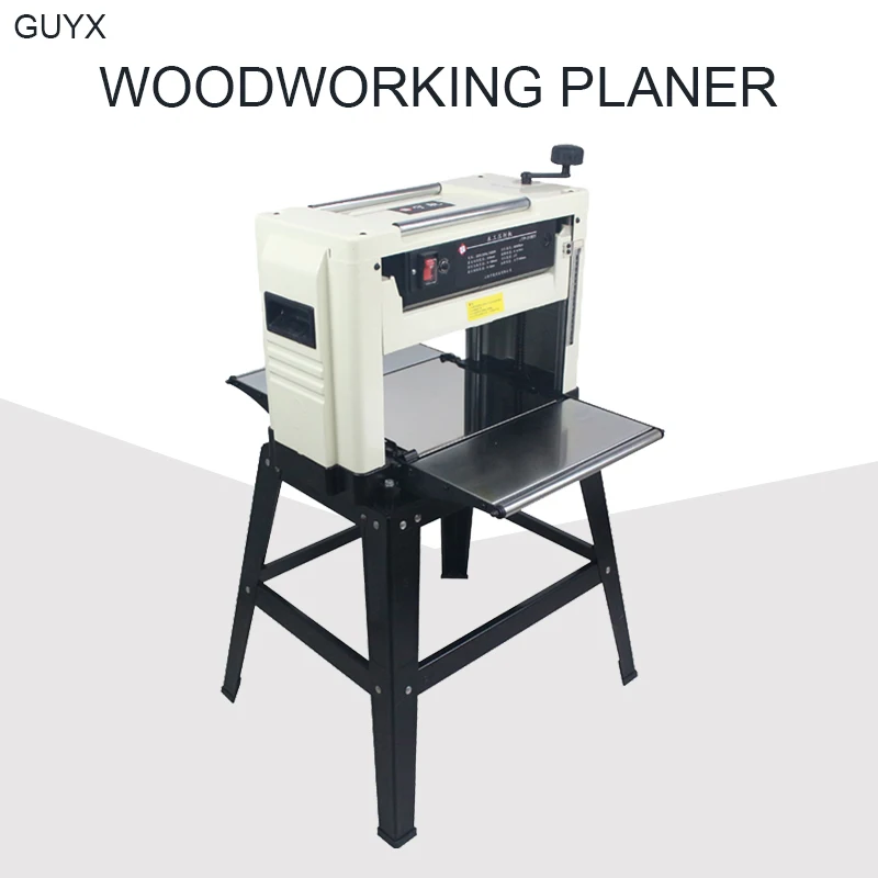 

Lightweight Single Carpentry Drive Rollers Cutting Board Planer Thicknesser Woodworking Planer With Stand