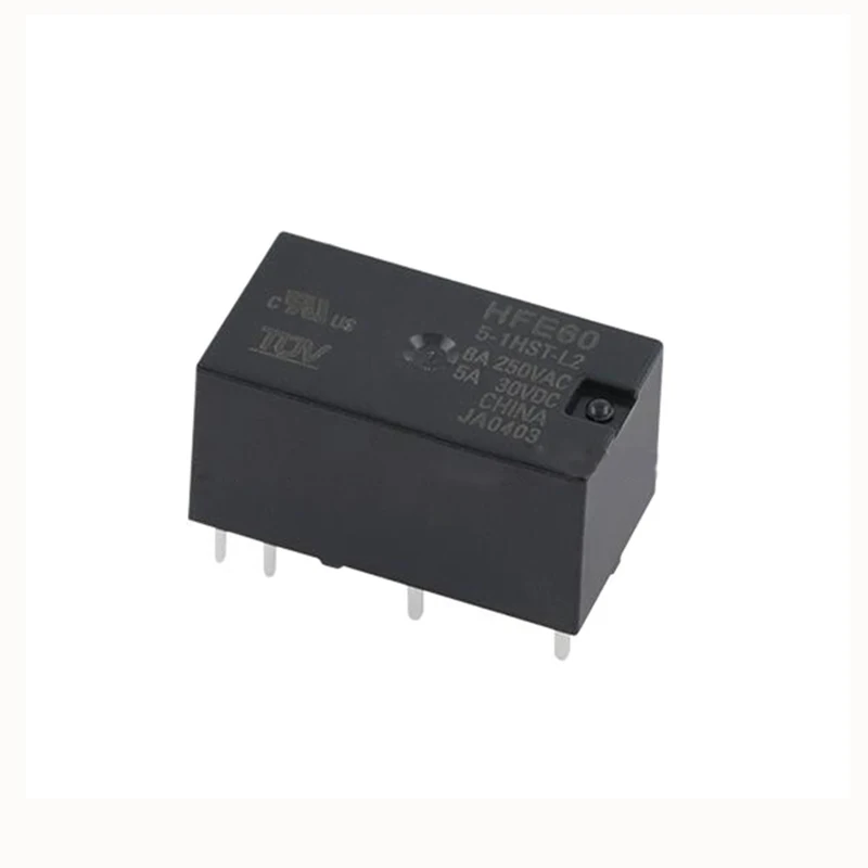

Горячее предложение 5 в новый HFE60-5-1HST-L2 HFE60 5 1HST L2 HFE6051HSTL2 магнитное удерживающее реле 5VDC DC5V 5V 8A 6PIN