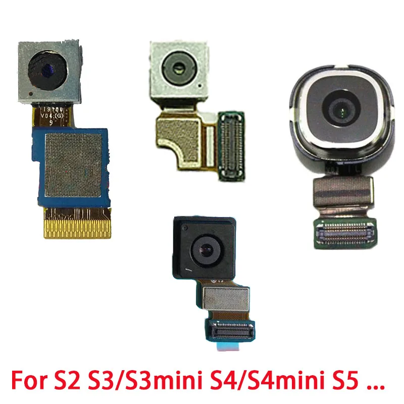 Задняя камера для Samsung Galaxy S2 S3 S4 mini S5 i9100 i9300 i9500 i9505 G900f модуль большой основной