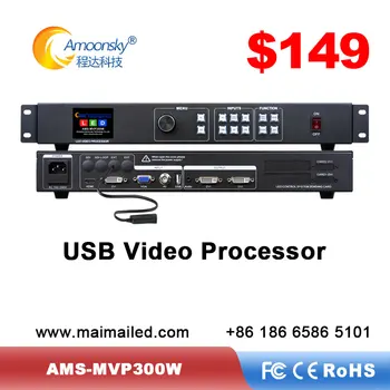 

Led video controller MVP300w Video Processor with wifi funtion support 1920*1080@60Hz resolution for advertising led display