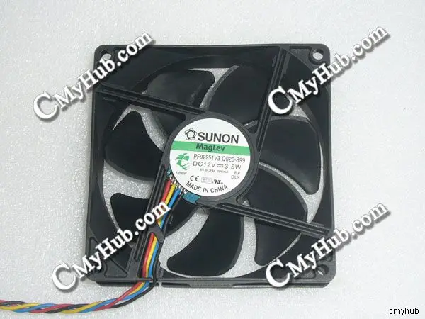 Для SUNON PF92251V3 Q020 S99 12 В 3 5 Вт 9025 9 см 90 мм 90x90x25 4 контактный охлаждающий