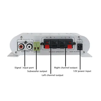 

12V Bass Audio Car Channel Aluminum alloy Amplifier Car New.High Quality Nice