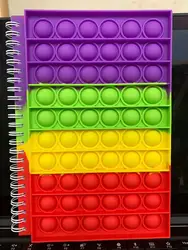 Pop Its – bloc notes pour enfants, 50 pages, livre d'écriture, jouet, sensoriel, fournitures éducatives 