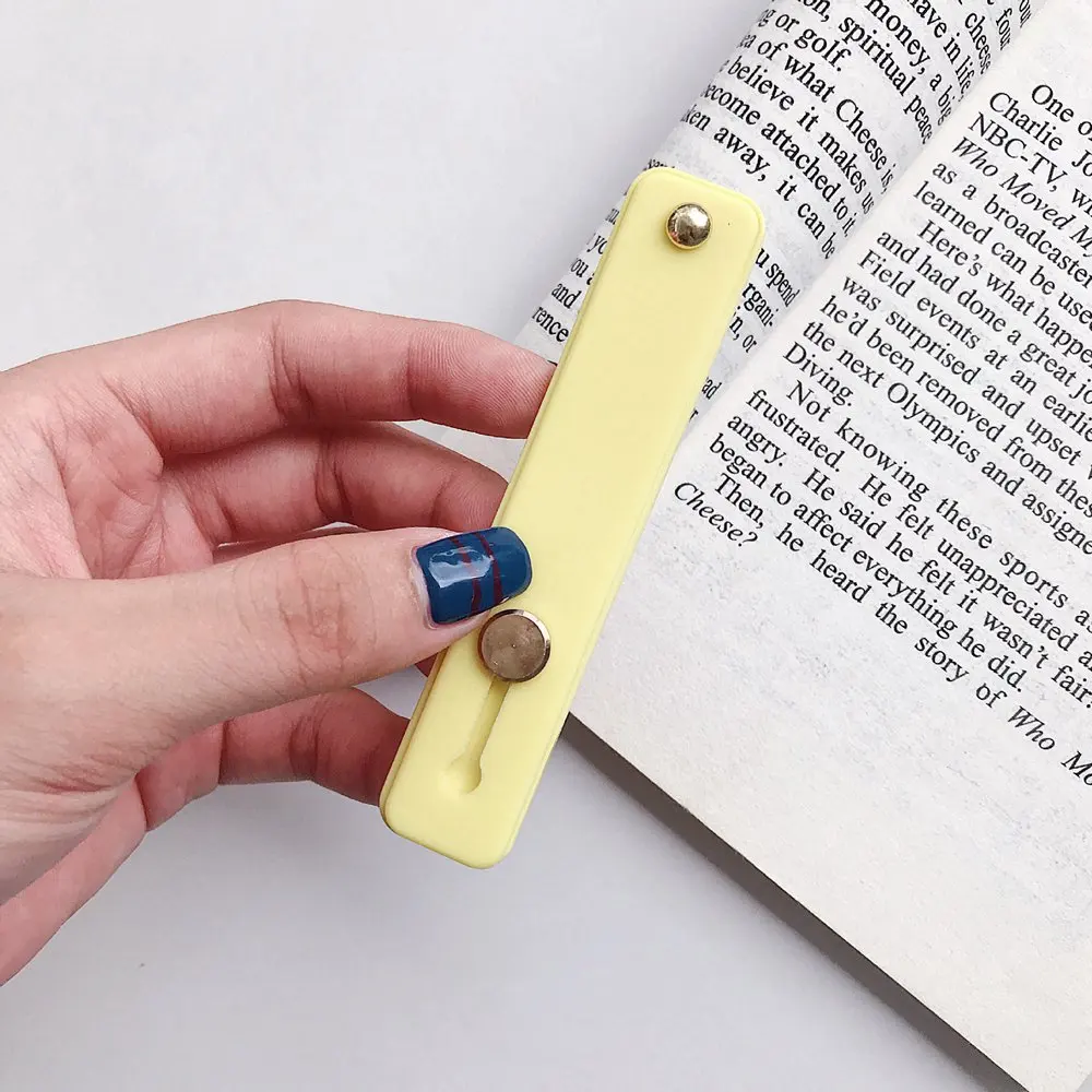 Карамельный цвет, силиконовая подставка для телефона, ремешок на запястье, металлический держатель для samsung, матовое крепление в виде кольца на палец для iPhone - Цвет: 13
