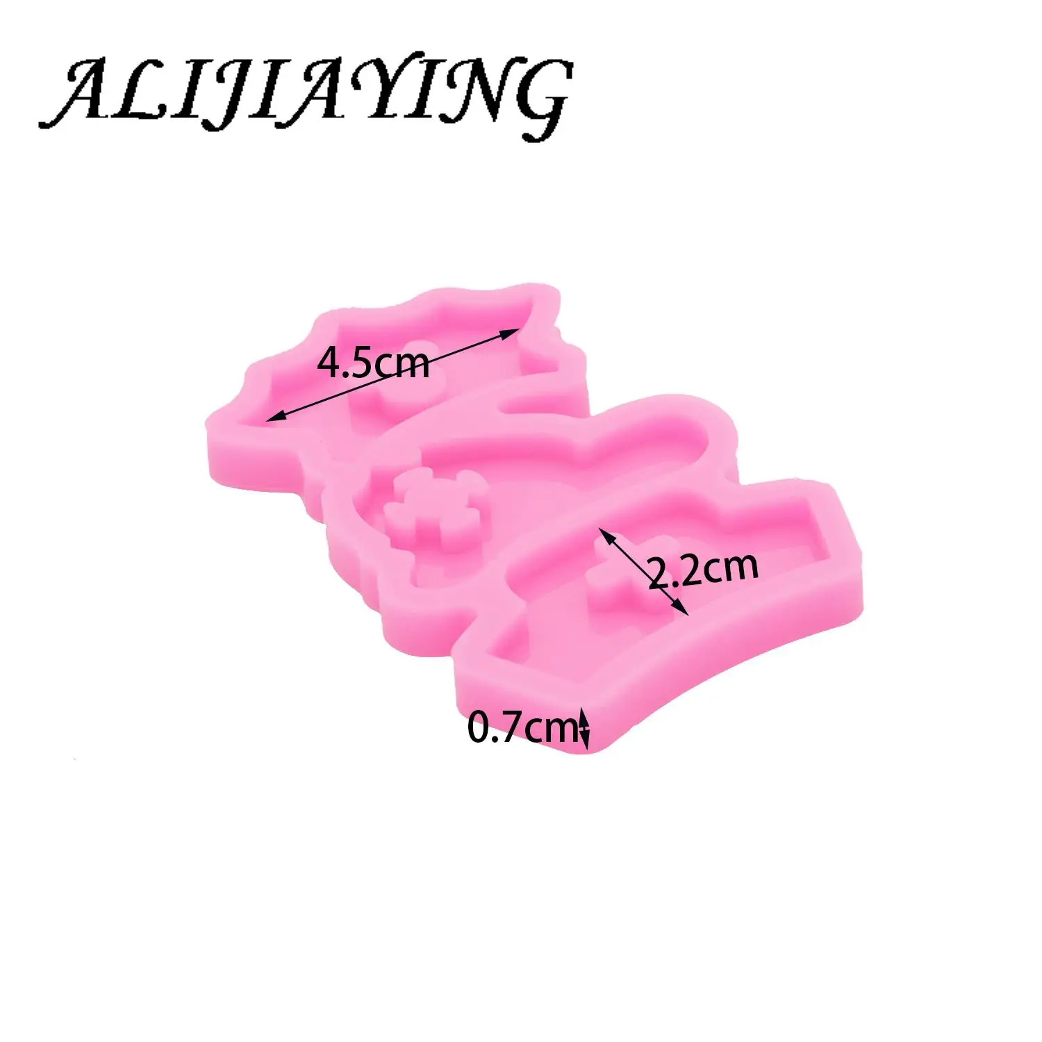 Glanz Innen Grippie Krankenschwester Peeling Silikon Form T-shirt Epoxy Handwerk Formen Ton Harz DIY für Abzeichen Reel DY0332 – Detail 9