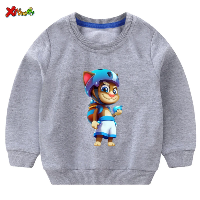 toddler sweatshirts baby hoodie boys girl sweatshirt top autumn talking cat toddler autumn children boys sweatshirts
