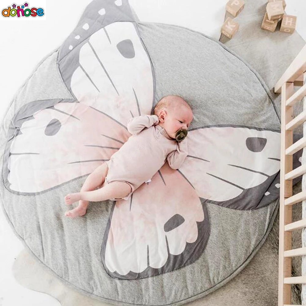 Animal Baby Play Mats Newborn Infant Crawling Mat Soft Sleeping Mat Cotton Climbing Carpet Floor Play Rugs Kids Room photograph