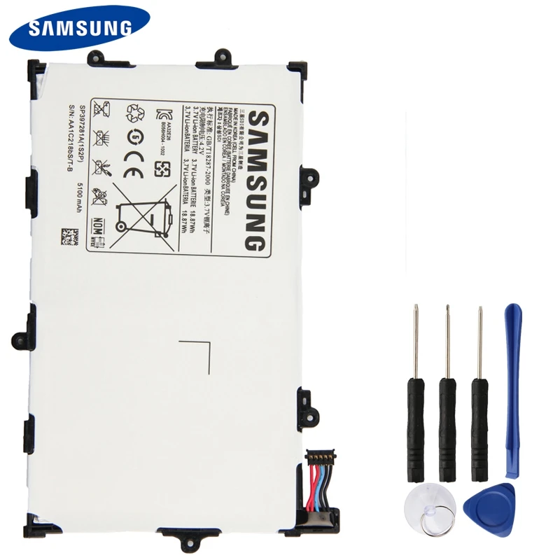 Оригинальный аккумулятор Samsung SP397281A для GALAXY Tab 10. 0 P6800 P6810 i815 оригинальный сменный