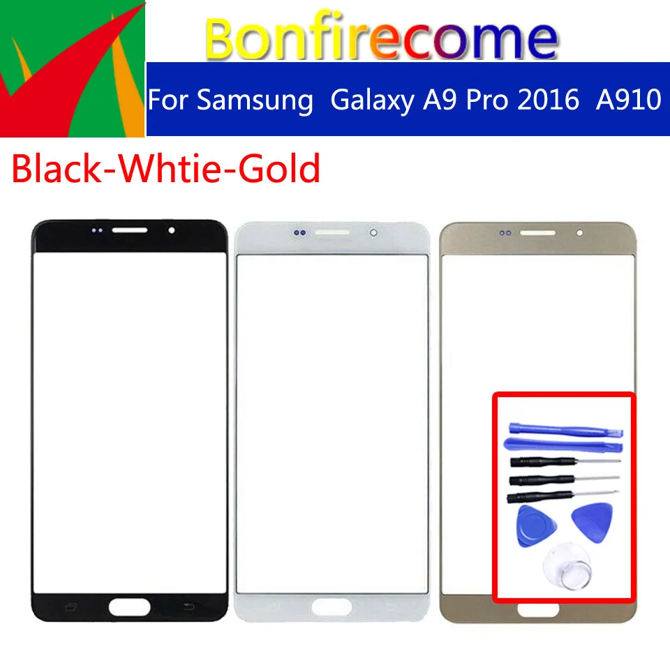 Внешнее Переднее стекло 6 0 дюйма для Samsung Galaxy A9 Pro 2016 лобовое замены сенсорного