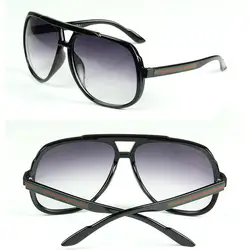 Винтажные Солнцезащитные очки Мужские негабаритные солнцезащитные очки для мужчин стимпанк Черный Коричневый Ретро панк оттенки большие