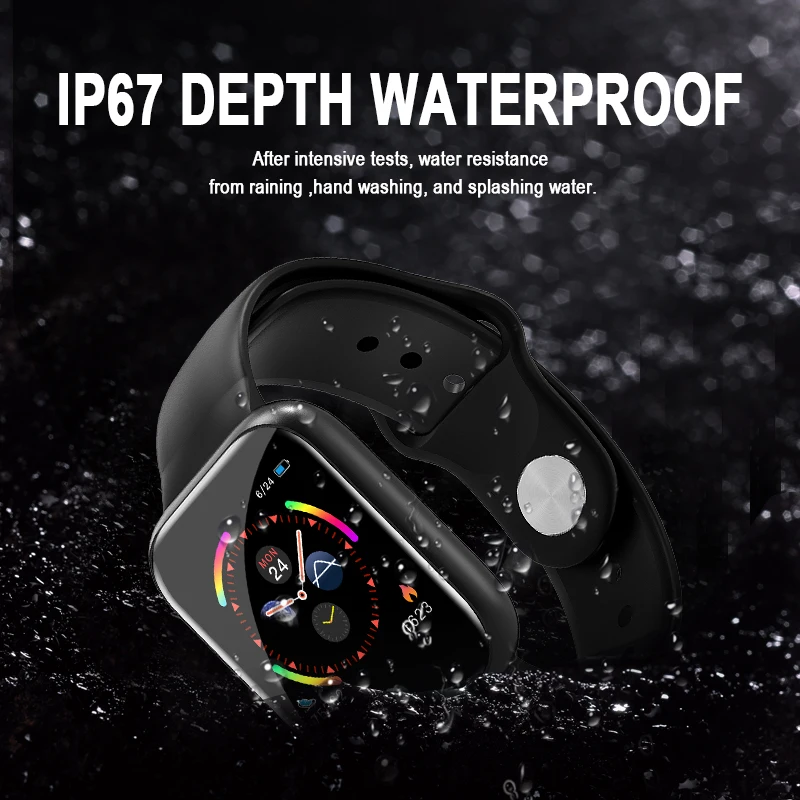 ONEMIX New Men Women Heart Rate Blood Pressure Smart Bracelet Smart Watch IP67 Depth Waterproof Men for Apple IOS Android Phone