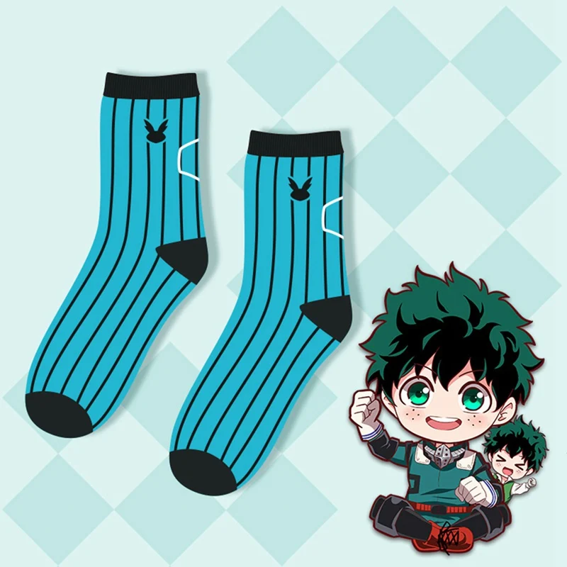 3 пары новых носков Boku No Hero My Hero academic мидория изуку Bakugou катсук набор