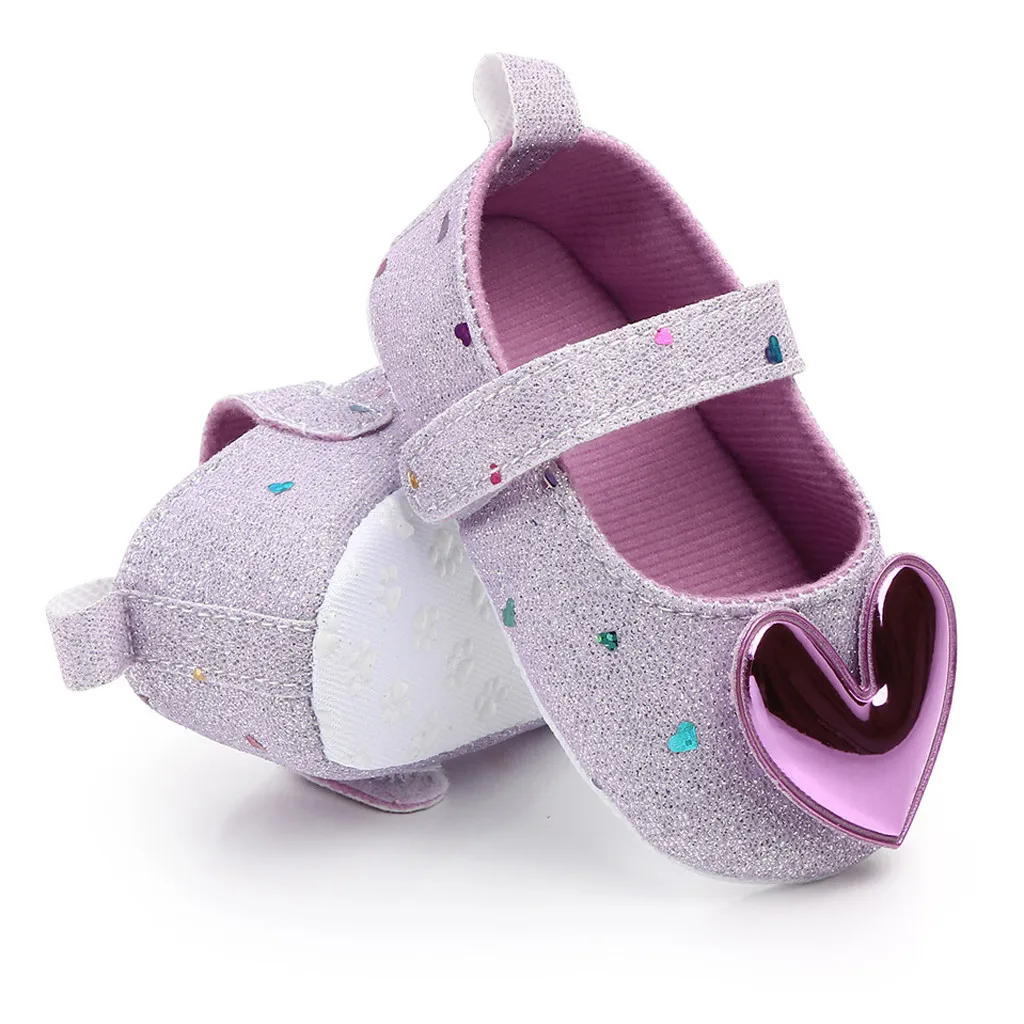 

prewalker shoes newborn baby shoes first walkers Infant Girls Indoor Soft-Soled Heart-Shaped Princess Shoes Baby Walking Shoes