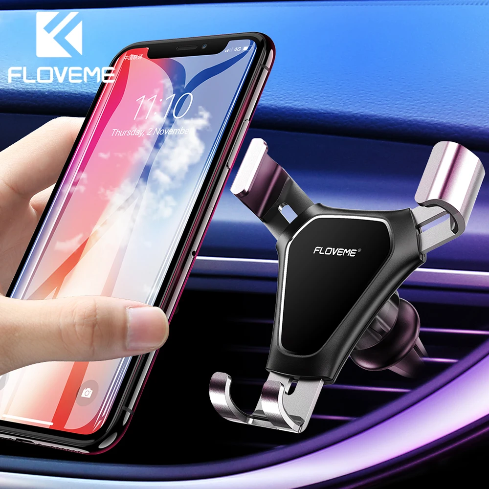 Автомобильный держатель для телефона FLOVEME Gravity подставка вентиляционного